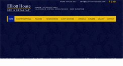 Desktop Screenshot of elliotthousebandb.com