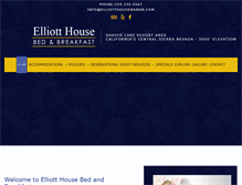 Tablet Screenshot of elliotthousebandb.com